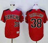 Arizona Diamondbacks #38 Curt Schilling Red Brick New Cool Base Stitched Baseball Jersey Sanguo,baseball caps,new era cap wholesale,wholesale hats
